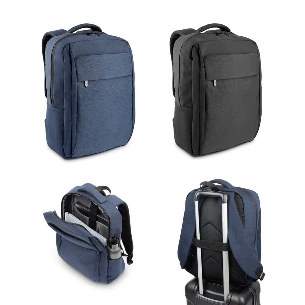 COVENTRY. Mochila, totalmente almofadada, para notebook (15'6) em poliéster reciclado 300D de alta densidade (18 L)
