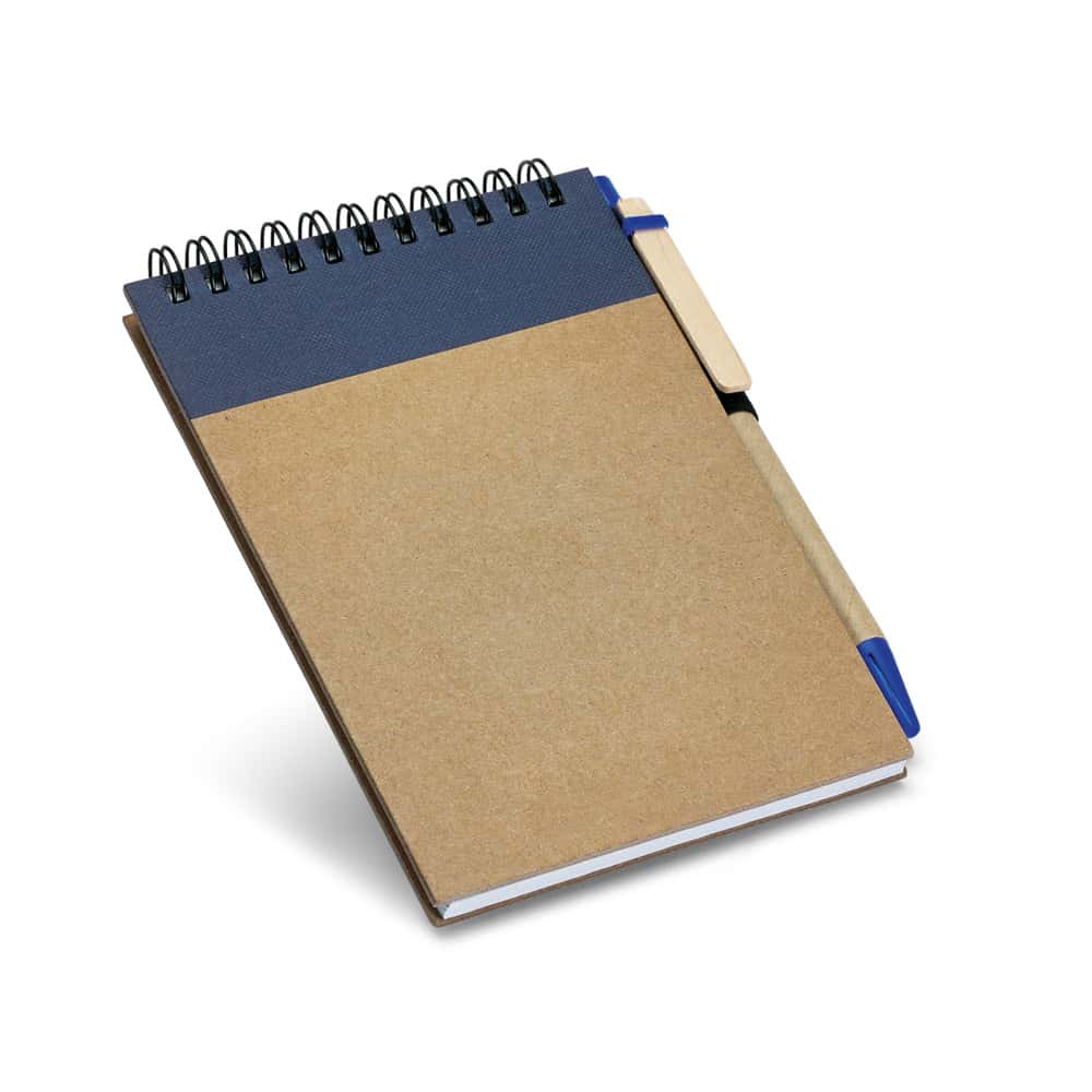 RINGORD. Caderno de bolso espiral de capa dura, com páginas lisas recicladas