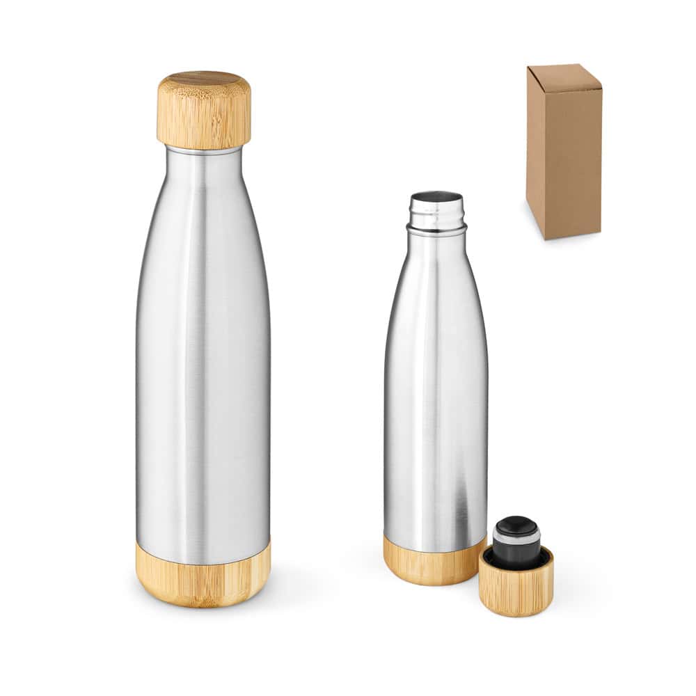 BROMELL 800. Garrafa térmica em aço inox 90% reciclado de parede dupla isolada a vácuo (800 mL)