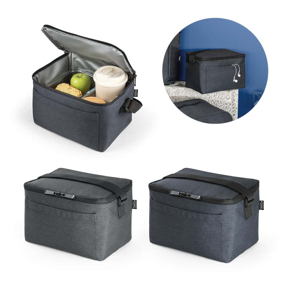 REPURPOSE COOLER. Cooler. Bolsa térmica em poliéster reciclado 600D com interior forrado em PEVA 6 L